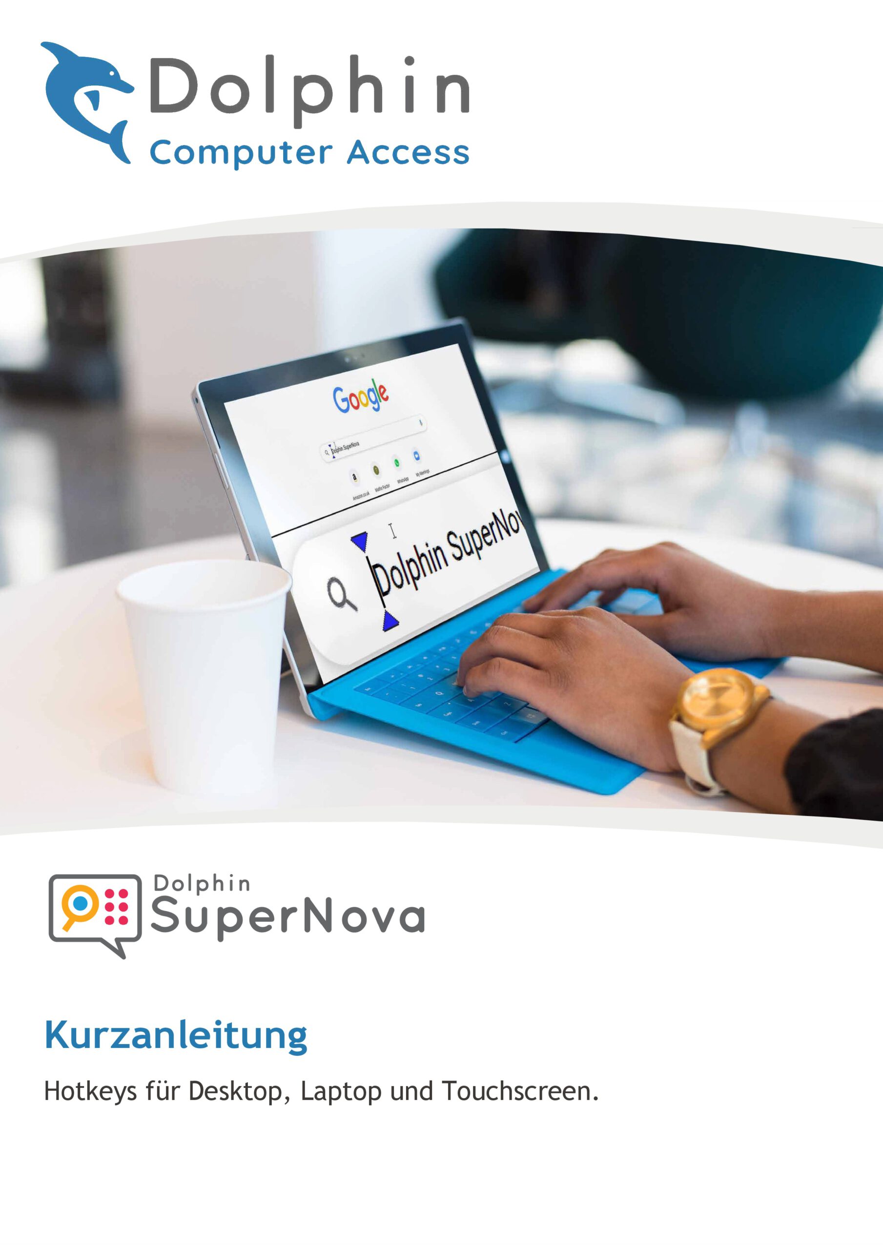 Deckblatt der Kurzanleitung Supernova Vergrößerung